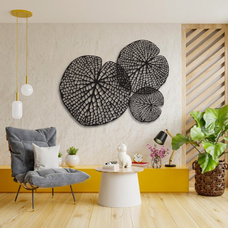 Tropical Palm Leaf Wall Decor Leaves Wall Decor Palm Tree Etsy