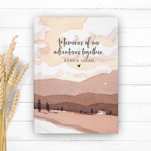 Our Adventures Book, Couple&#39;s Bucket List Memory Book, Love Story Journal, Outdoors Gift Idea, Travellers Travelling Diary, Places Traveled