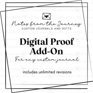 Digital Proof Add-on for Any Custom Journal