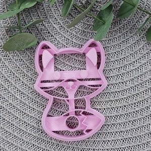 Stanley Topper Fox Cutter, Stanley CUP TOPPER cutter, Tumbler Topper Cutters, Clay Cutters, Cutters for Polymer Clay, Fox Clay Cutter