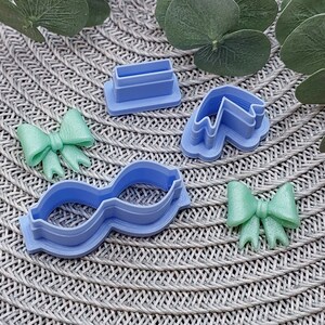 Bow Polymer Clay Cutter, Build a Bow Clay Cutters, Earrings clay cutter, Polymer clay cutter, 3D Printed Clay Cutter
