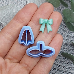 Bow Polymer Clay Cutter, Build a Bow Clay Cutters, Earrings clay cutter, Polymer clay cutter, 3D Printed Clay Cutter