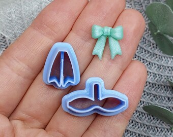 Bow Polymer Clay Cutter, Build a Bow Clay Cutters, Earrings clay cutter, Polymer clay cutter, 3D Printed Clay Cutter