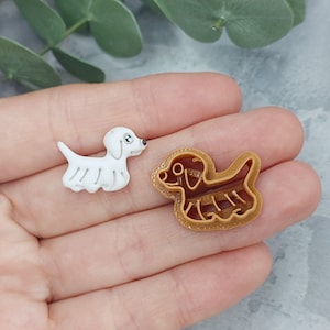 Ghost Dog Clay Cutter, kleisnijder voor Halloween, Spooky Halloween-kleisnijder, kleisnijder herfst