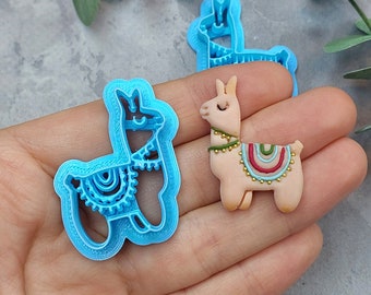 Lama clay cutter Lamma Alpaca clay cutters Earrings polymer clay cutters Animal clay cutter Alpaca clay cutter Polymer clay cutter