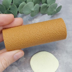 Sandpaper Texture Roller For Polymer Clay, Sand Paper Clay Texture Roller, Polymer clay texture roller
