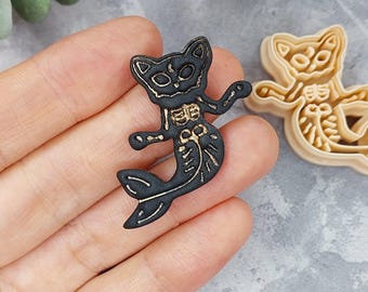 Meerjungfrau Katzen Form Ausstecher: Halloween Ohrringform