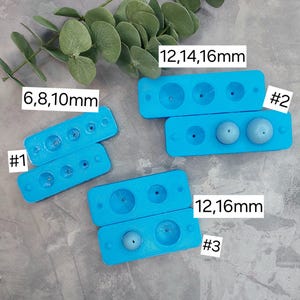 Herramienta para perforar agujeros en arcilla polimérica, herramienta para perforar agujeros en arcilla, rodillo para perforar cuentas de forma redonda, herramientas para hacer rodillos para perforar cuentas