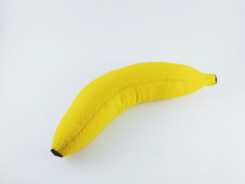 Cartamodello PDF Banana in feltro - Cartamodello PDF da cucire + Tutorial passo dopo passo - Gioca con il cibo a dimensioni reali immagine 3