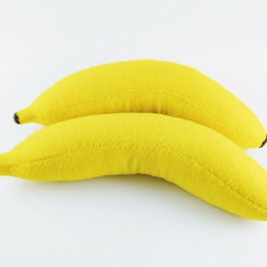 Cartamodello PDF Banana in feltro - Cartamodello PDF da cucire + Tutorial passo dopo passo - Gioca con il cibo a dimensioni reali immagine 1