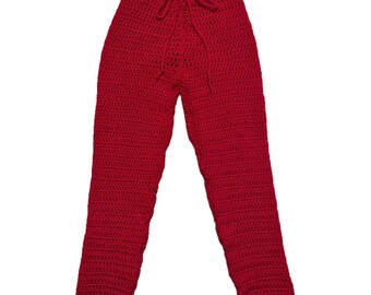 M Crochet Capri Pants