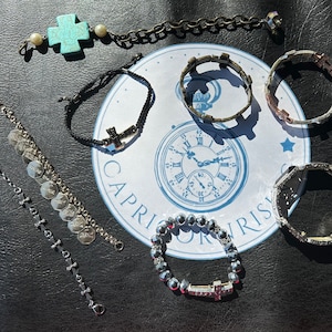 Set of 8 Religious Bracelets