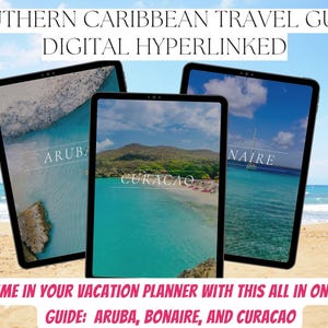 ABC Islands Travel Guide | Digital Hyperlinked Travel Planner for Aruba, Curaçao, and Bonaire