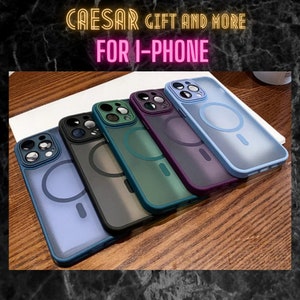 Case for i-phone magsafe wireless charging Cover Luxury Shockproof Phone Case For iPhone 11 12 13 14 Pro Max Plus camera protectors