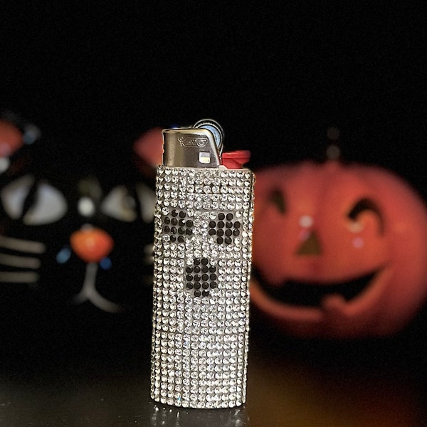 Spooky Halloween Bedazzled Lighters