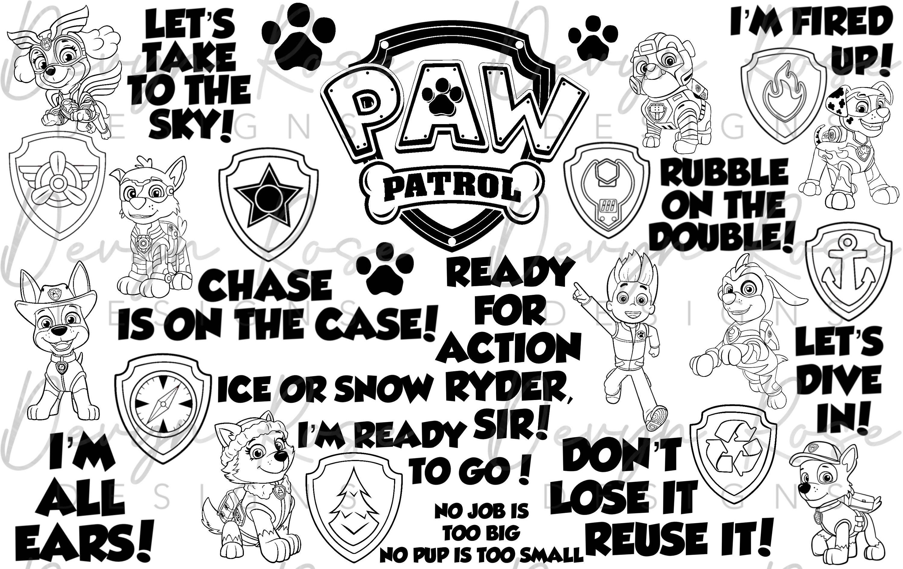 Playful Zuma PAW Patrol Art Board Print for Sale by iLoveOstriches