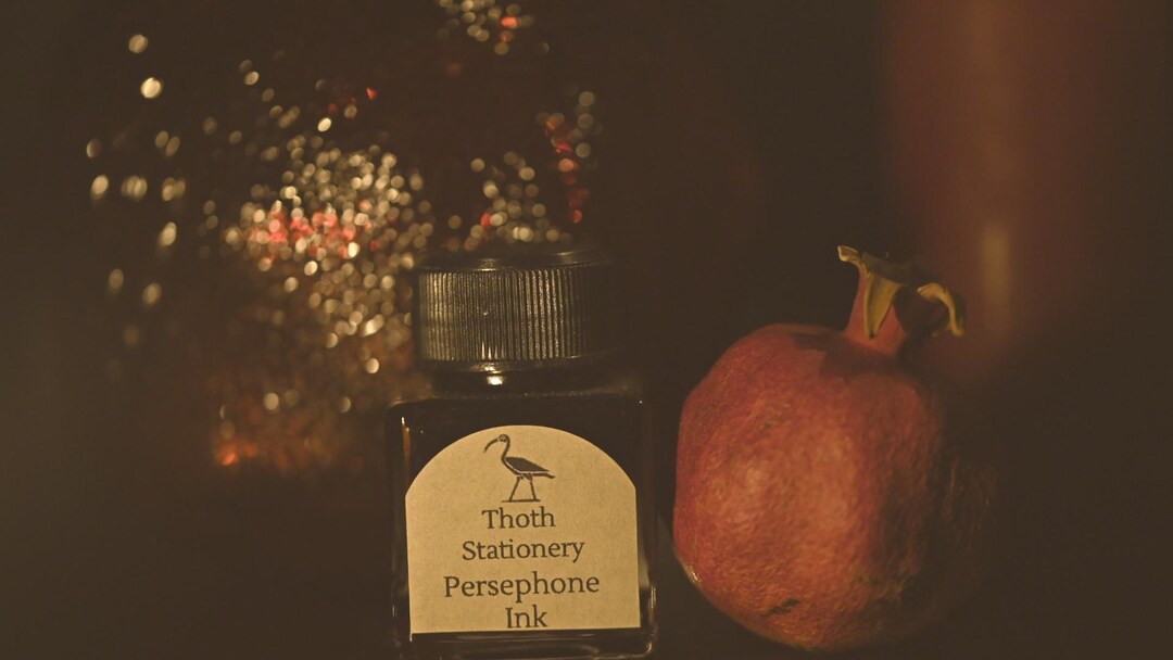 Phythons Ink Persephone Ink: Light Wine Red Natural Dye - Etsy