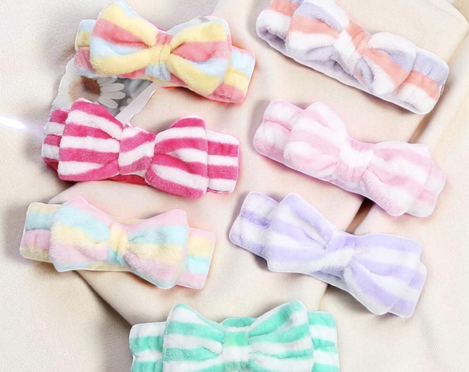Soft Spa Headband: Adjustable Makeup & Skincare Hair Wrap