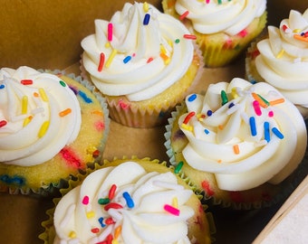 Funfetti Cupcakes|birthday|gift|Local delivery only