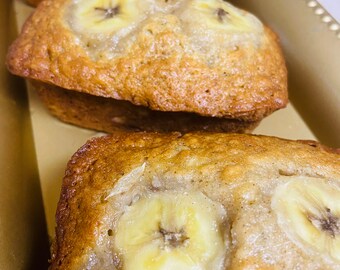 Mini banana bread loaf|gift|Mother’s day|banana bread