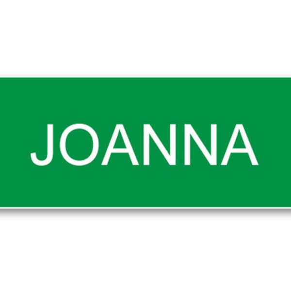 Office Space JOANNA Chotchkie's Flair Pin Fastener Name Badge Halloween Costume Prop