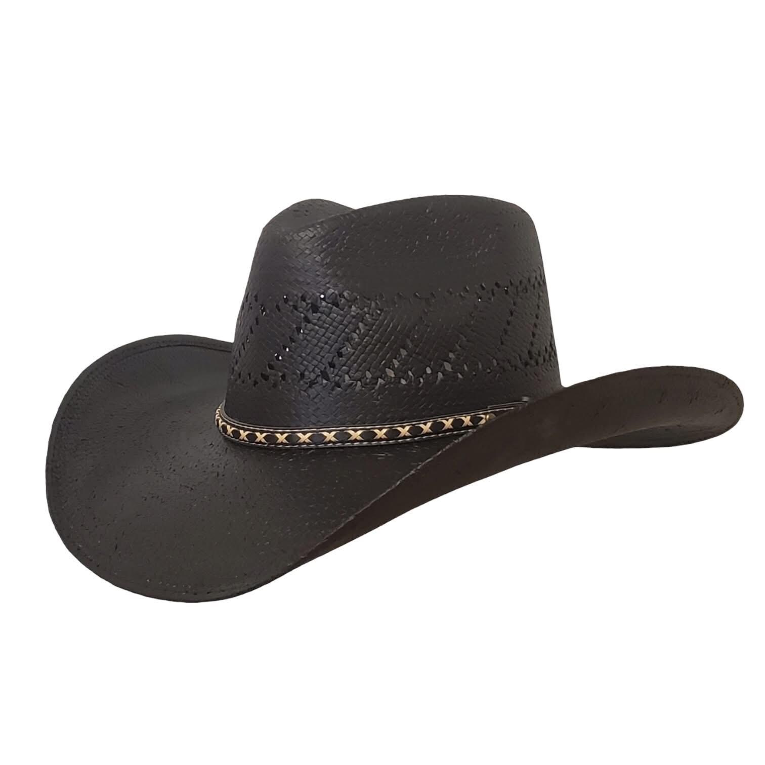 Durango Black Straw Western Hat