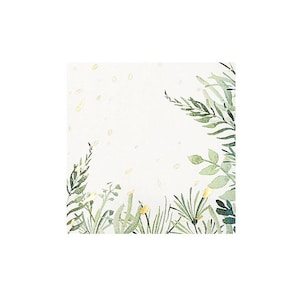 Secret Garden Party Cocktail Napkins - Boho Wedding Napkins, Tea Party Napkins, Eucalyptus Napkins, Botanical & Floral Napkins