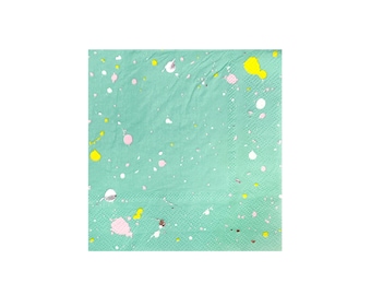 Pastel - Splatter Cocktail Paper Napkins
