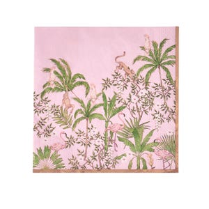 Palm Royale Large Paper Napkins - Tropical Birthday Party, Bachelorette, Bridal Shower