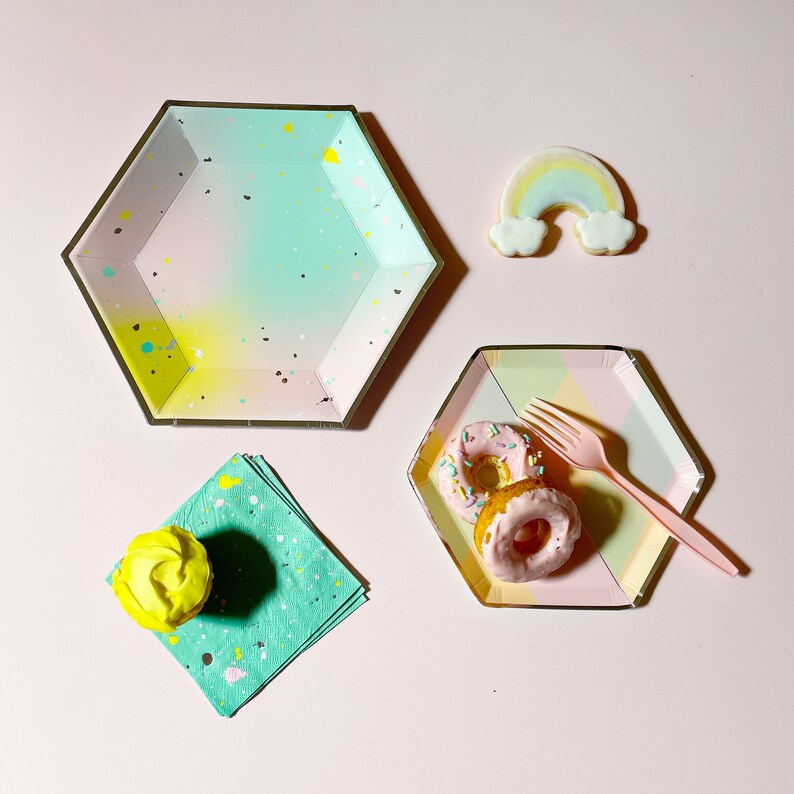 HarlowgreyUS Splatter Cocktail Napkins