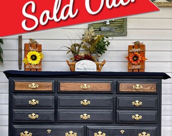 Beautiful Chest Of Drawers Refinished Dresser (SOLD)