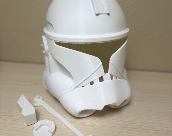 Featured listing image: Captain Rex Star Wars Ahsoka Cosplay 3D printed Helmet DIY