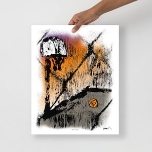 16 "x 20" - The Cage ""Playplatz Hoops"" Gedrucktes Poster