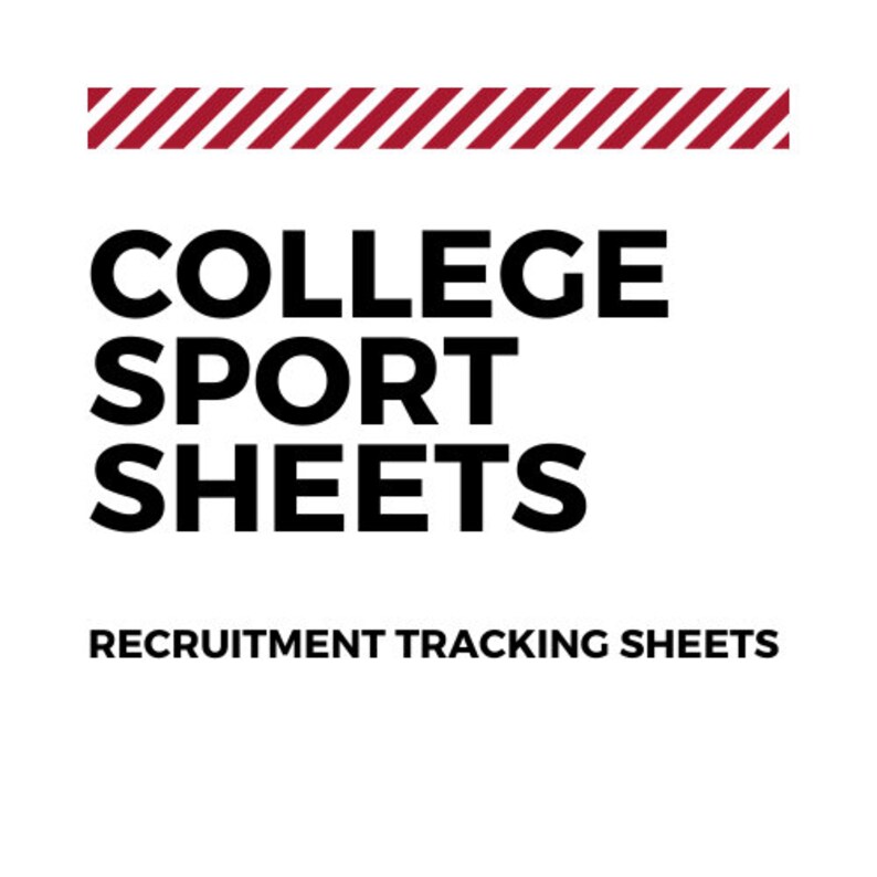 D1 Womens Track & Field College Athlete Recruit Spreadsheet With Over