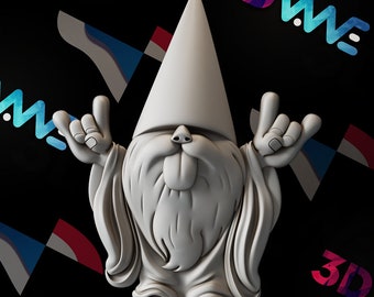 CNC Gnome 3D Model | Wall Decor STL Files (Digital Download)
