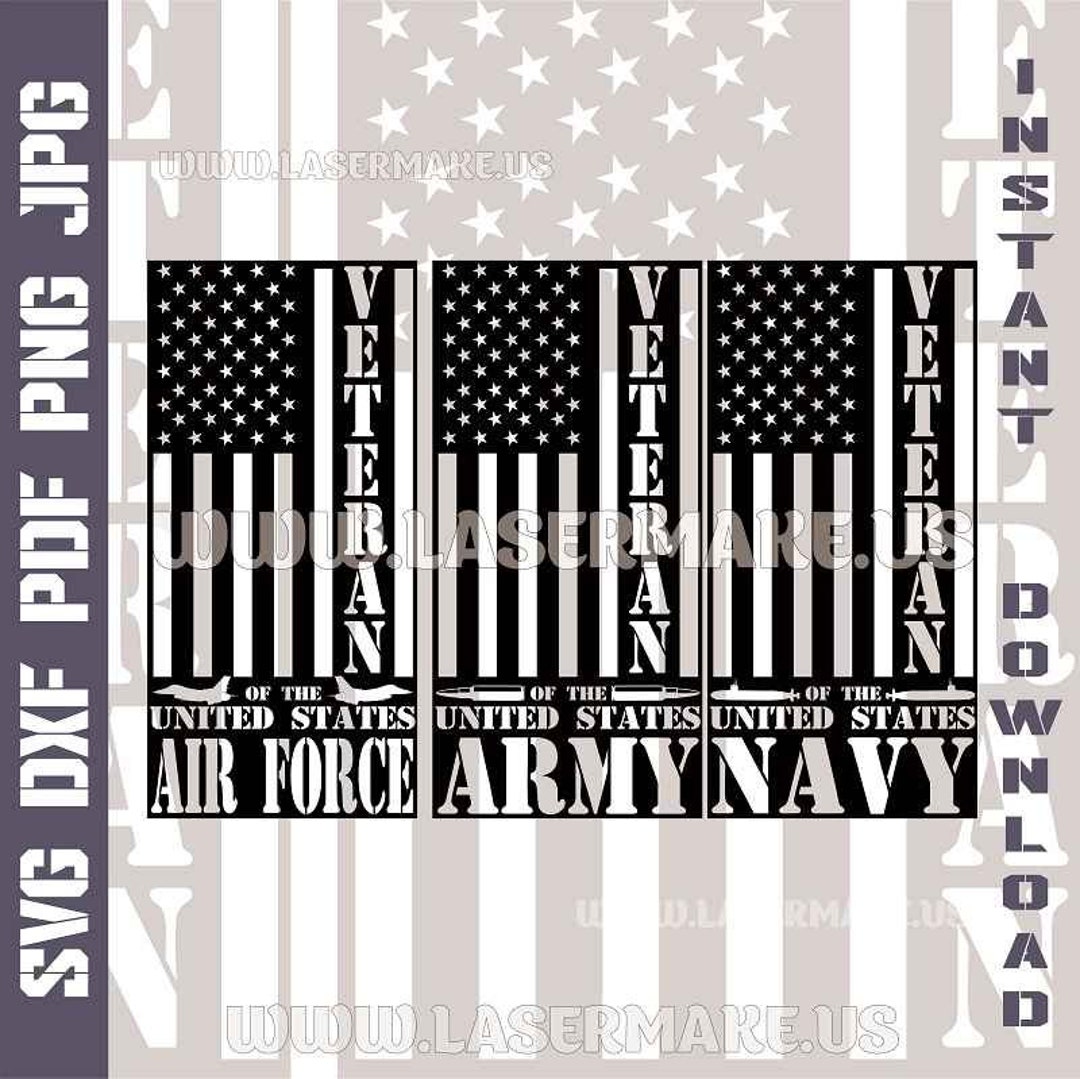 US Navy Veteran SVG File Cut File for Cricut Printable Png SVG Dxf Cut