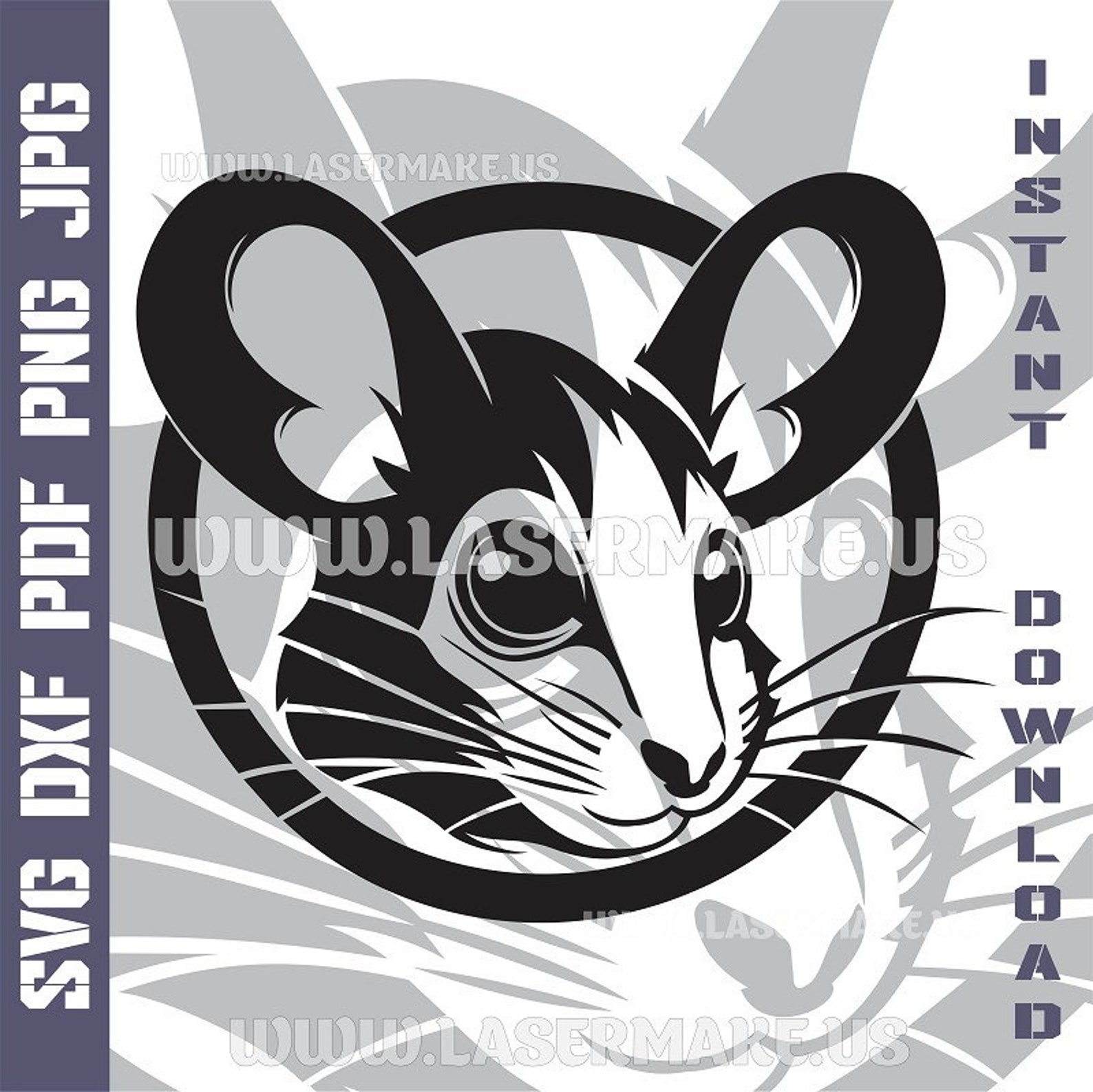 Mouse SVG File | Cut File for Cricut | Printable Png| SVG Dxf Cut Files ...