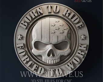 3D Deer Skull STL Model: CNC Files for Wall Decor (Digital Download)