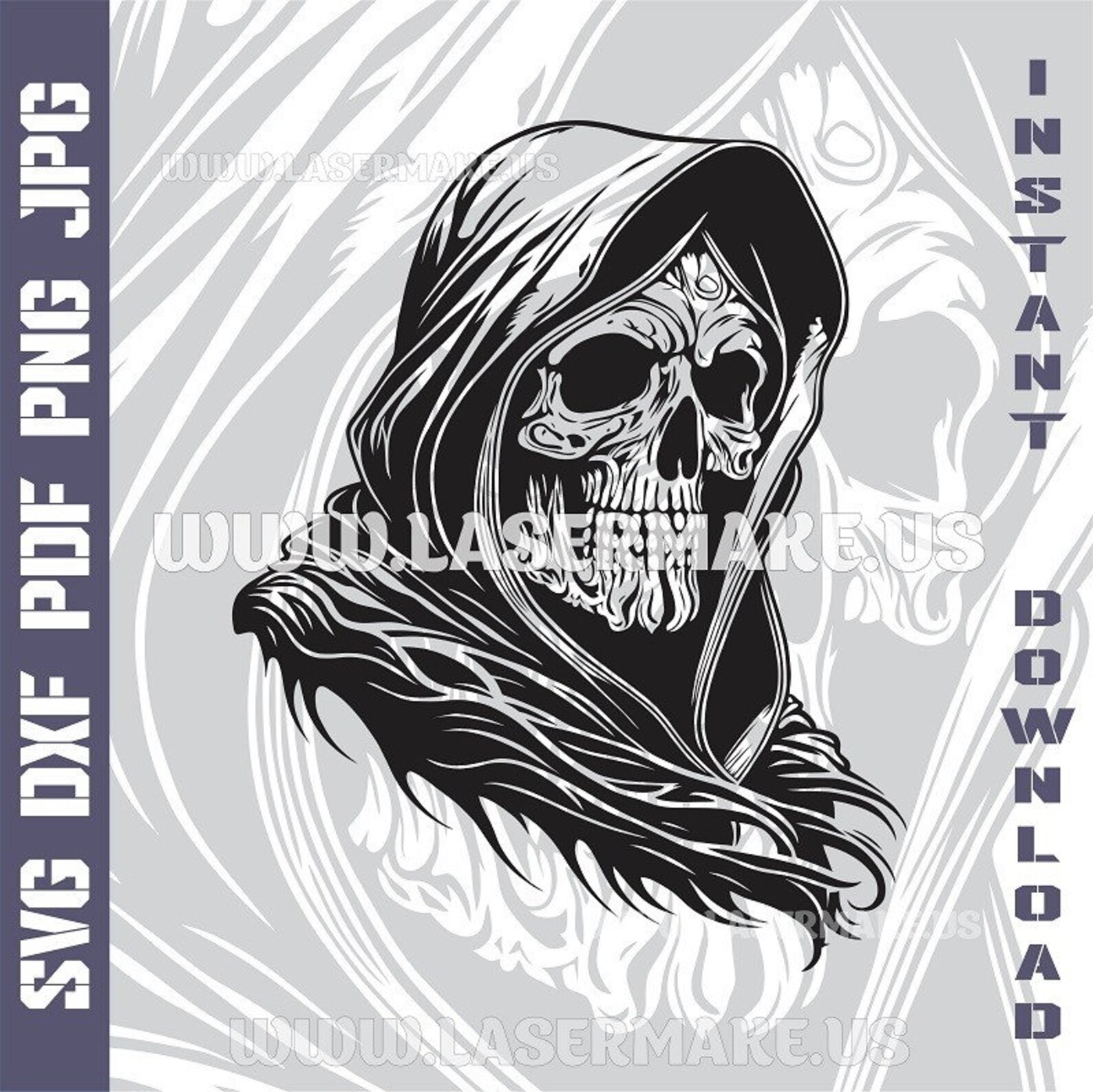 Death Grim Reaper SVG File | Cut File for Cricut | Printable Png| SVG ...