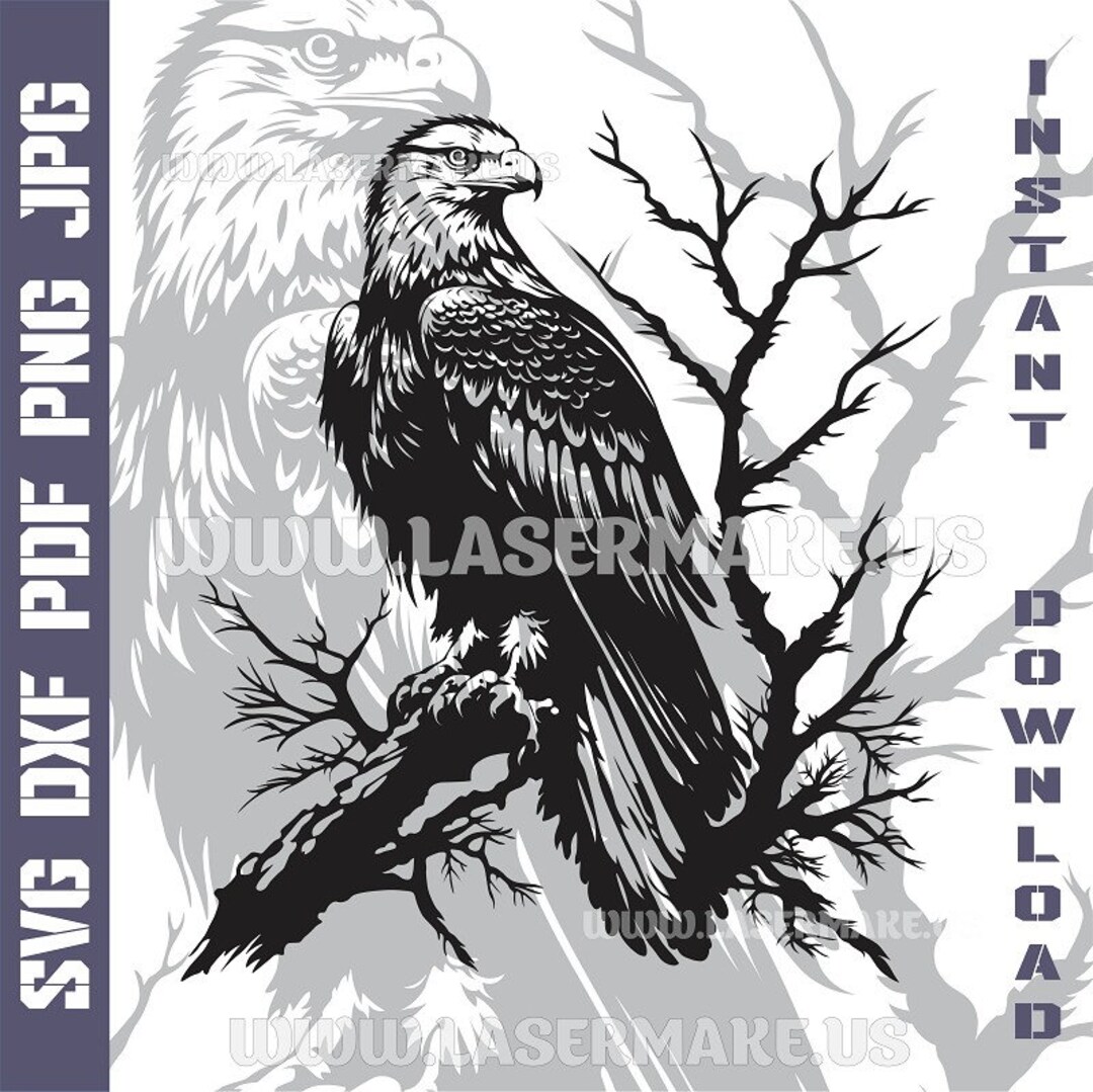 Eagle SVG File | Cut File for Cricut | Printable Png| SVG Dxf Cut Files ...