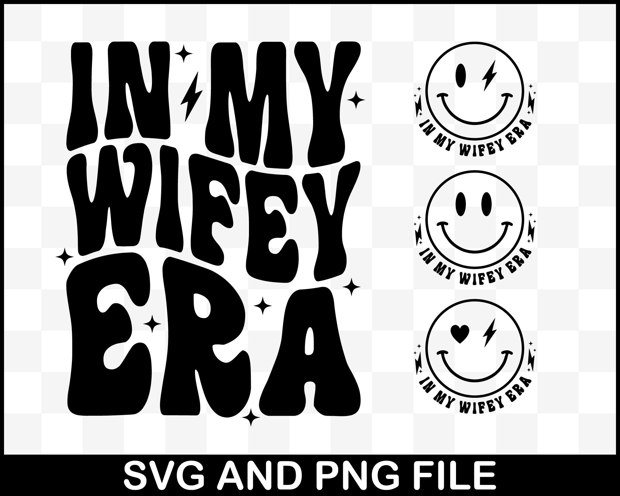 In My Wifey Era Svg Png, in My Wifey Era SVG, Wifey Groovy Text, Trendy ...