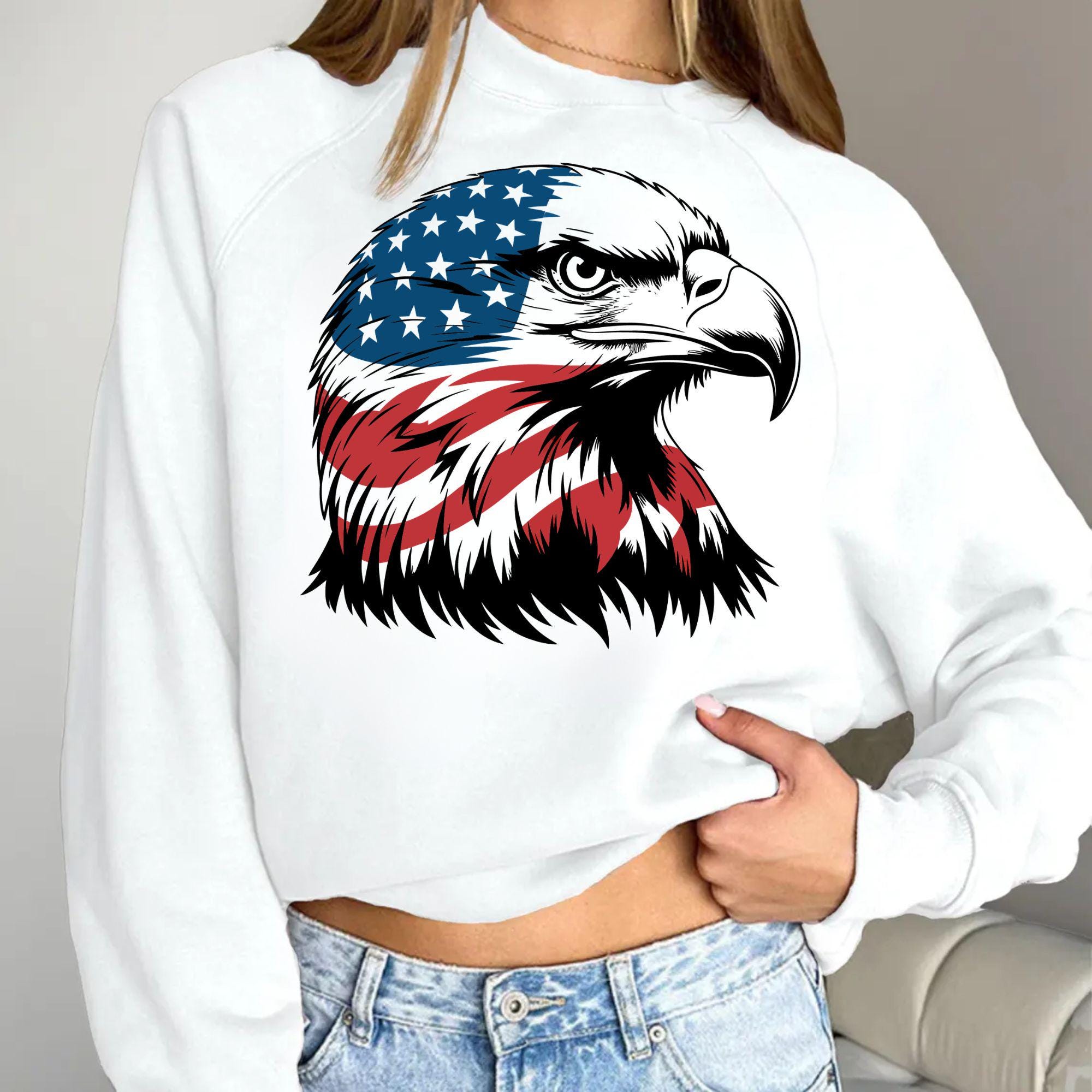 American Flag Eagle SVG, 4th of July SVG Bundle, Patriotic SVG, Eagle ...
