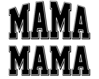 Mama svgbügel, Mama pngbügel, Mama svg, Mama png, Mama svg-Datei, Mama png retro, Mama svg, Mama svg-Shirt, Mama svg-Dateien, Mama Varsity SVG