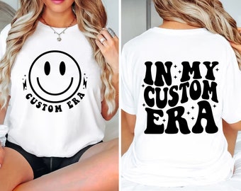 Custom Era SVG PNG: Groovy Text, Wavy Stacked Design (Digital Download)