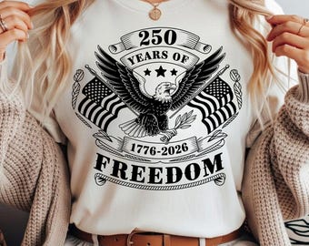 250th Anniversary American Flag Eagle SVG, America 250 Png, Semiquincentennial, 2026, 4th of July PNG, Sublimation, Patriotic Digital File