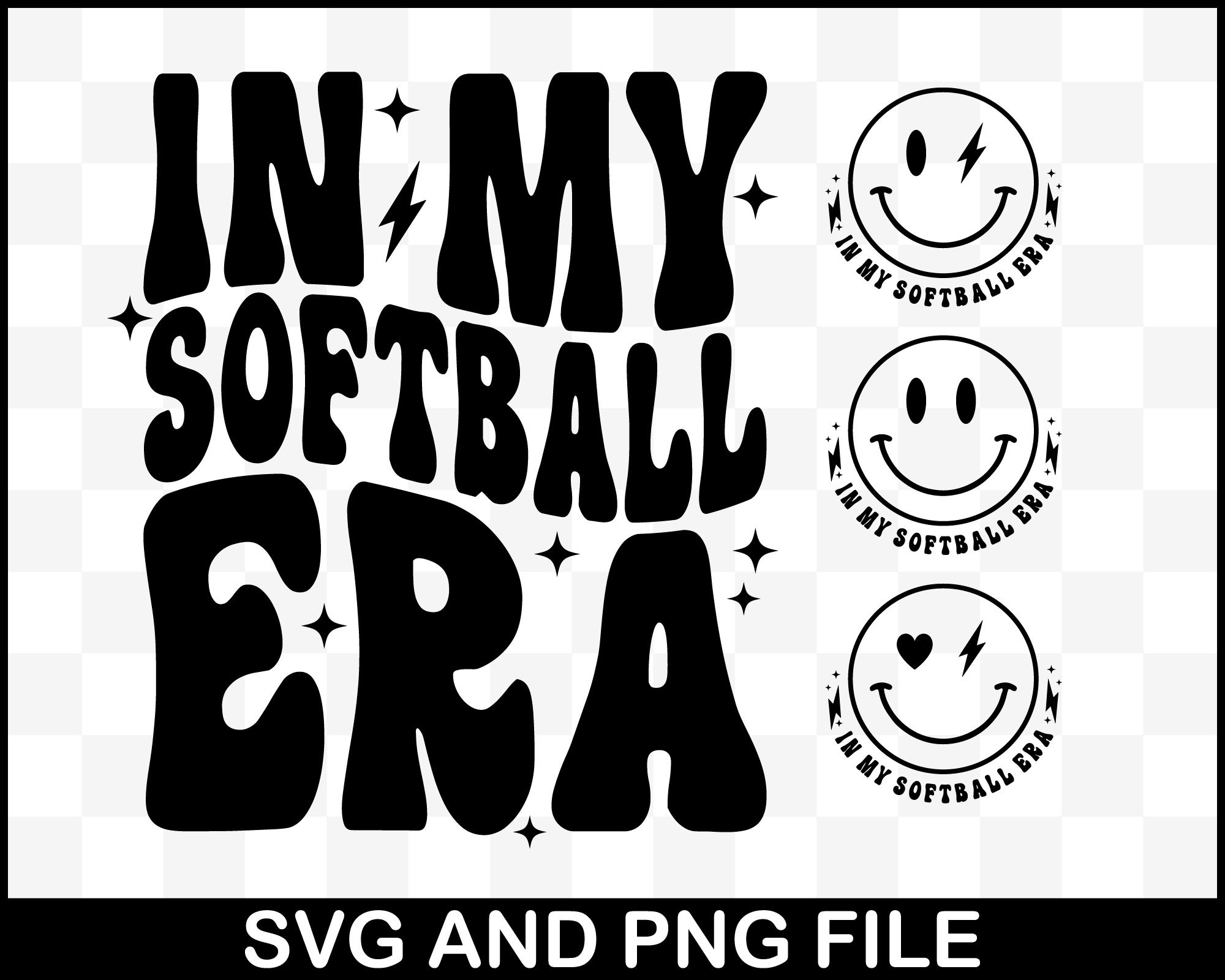 In My Softball Era Svg, in My Softball Era Png, in My Softball Era Svg