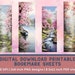 Spring Landscape Printable Bookmarks PNG Bundle | Beautiful Bookmark ...