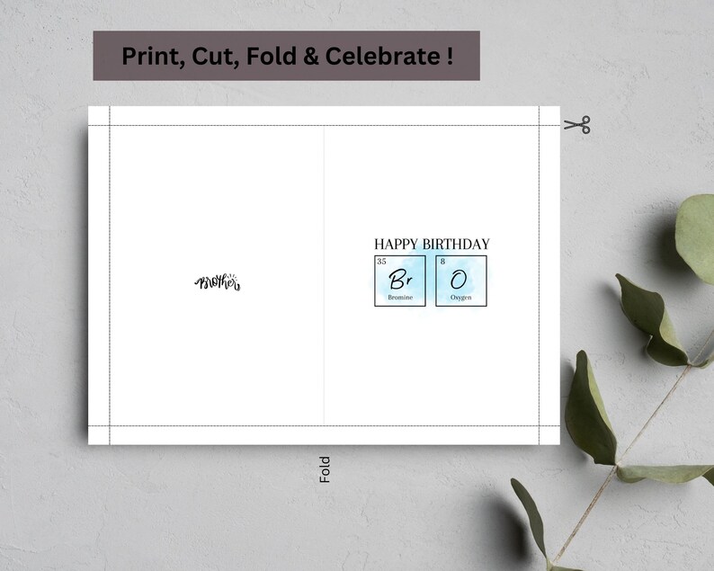 Digital Birthday Card| Printable Card| Happy Birthday Brother| Brother ...