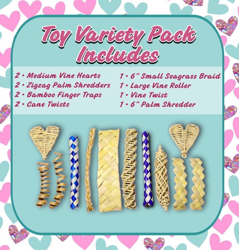 13 Piece BE MINE BUNDLE Pillow & Chew Toy Set Anti Pill Blizzard Fleece