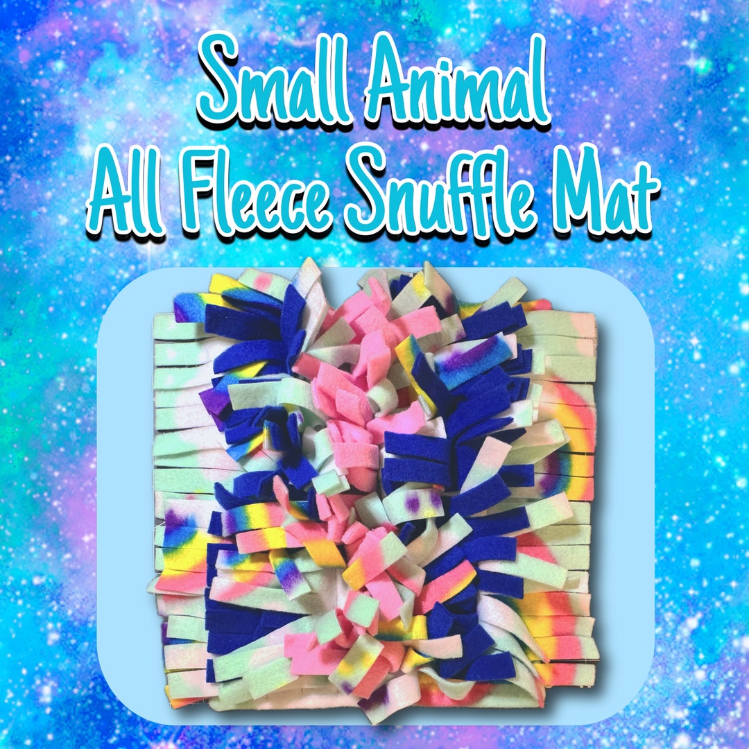 All Fleece Snuffle Mat Anti Pill Blizzard Fleece Handmade Safe for